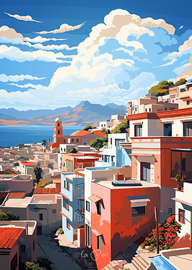 LA PAZ Oil Painting