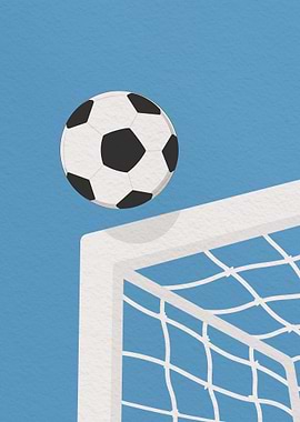 Minimal art Soccer Ball