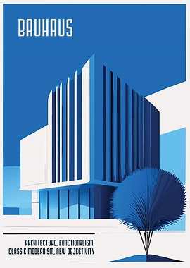 Bauhaus Modern Poster