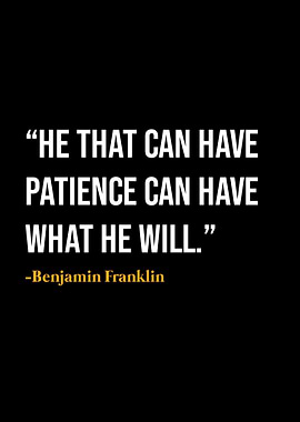 Benjamin Franklin Quote