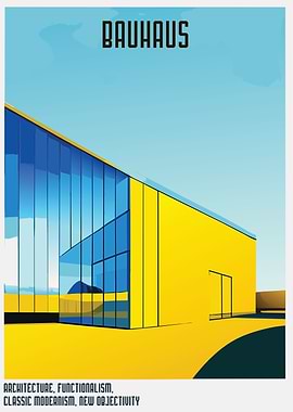 Bauhaus Modern Poster
