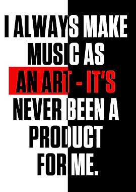 I ALWAYS MAKE MUSIC AS AN