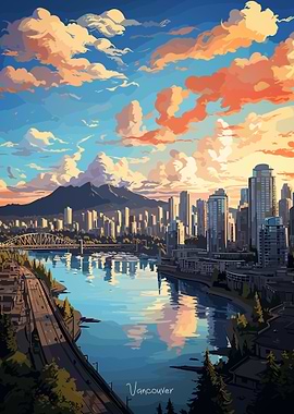 VANCOUVER Oil Painting