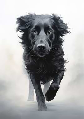 Smoky Running Dog