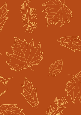 Terracotta Leaves Autumn