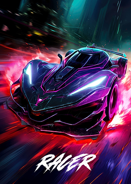 Racer Futuristic Sport Car