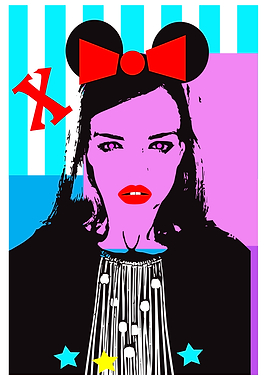 Sexy girl with mouse ears