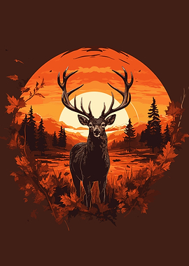 deer realistic art style