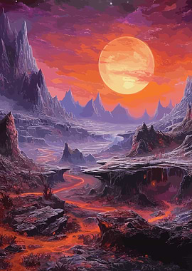 Mountains And Planets