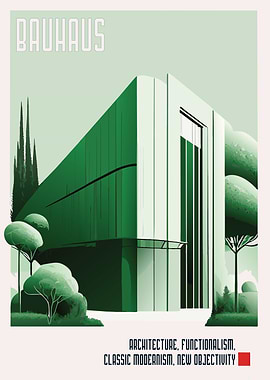 Bauhaus Modern Poster