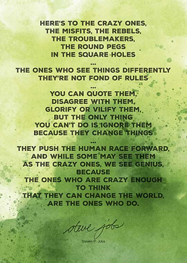 Steve Jobs Quote F017