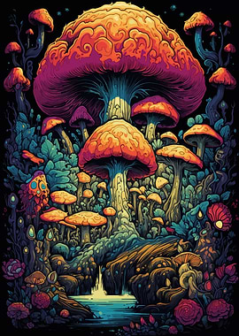 Magic Mushroom Forest