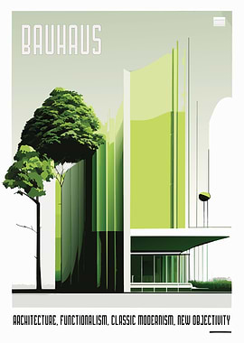 Bauhaus Modern Poster