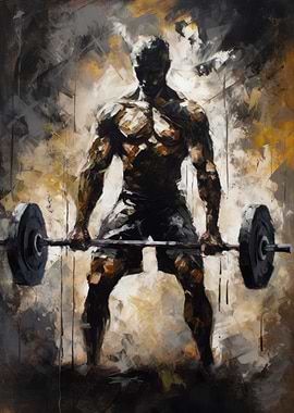 Powerful Crossfit Athlete