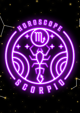 scorpio neon zodiac