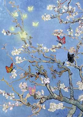 Almond blossom Butterfly