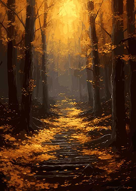 Beautiful Autumn Forest