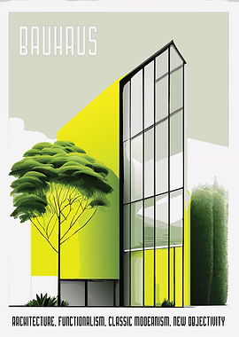 Bauhaus Modern Poster
