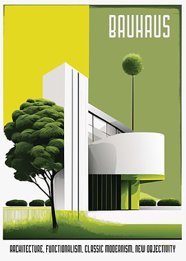 Bauhaus Modern Poster