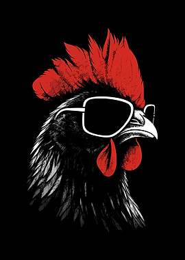 Chicken Sunglasses Cool