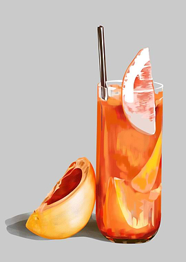 Tropical Fruity Cocktail