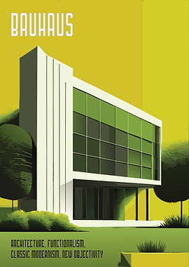 Bauhaus Modern Poster