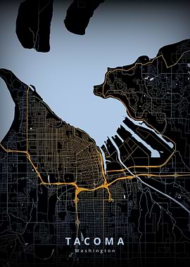 Tacoma Washington Map