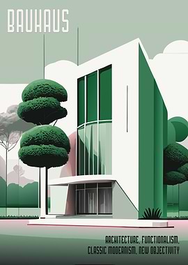 Bauhaus Modern Poster
