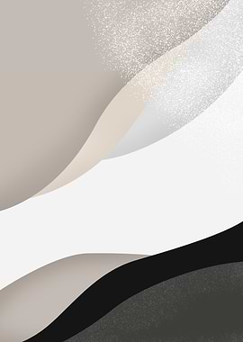 Minimalist Black Beige Art