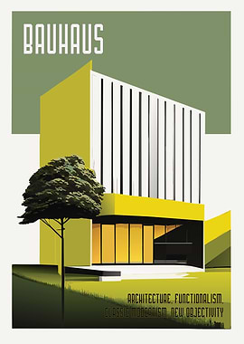 Bauhaus Modern Poster