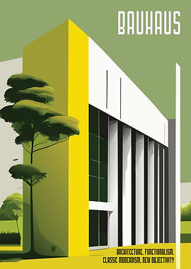 Bauhaus Modern Poster