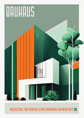 Bauhaus Modern Poster