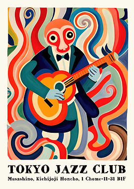 Tokyo Jazz Club Poster