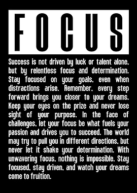 Focus