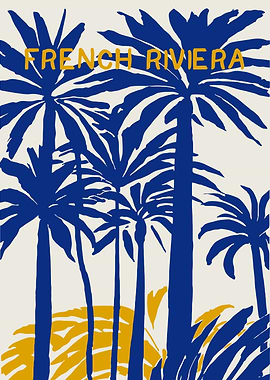 French Riviera Poster