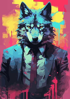 Wolf in suit