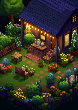Garden Pixel Art