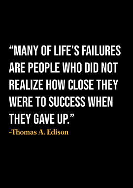 Thomas Edison Quote