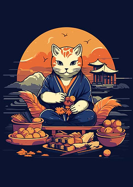Japanese Cat Chef