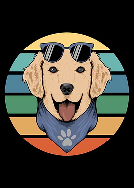 Animal Dog on Bandana