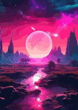 Planet Paradise Landscape