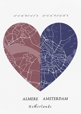 Almere and Amsterdam