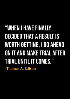 Thomas Edison Quote