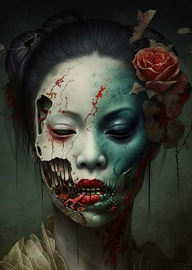 Geisha zombie
