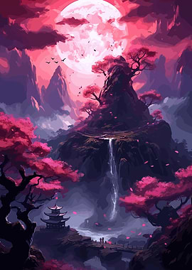 Cherry Blossom Japan Art