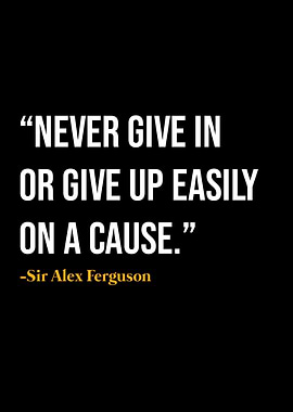 Alex Ferguson Quote