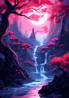 Cherry Blossom Japan Art