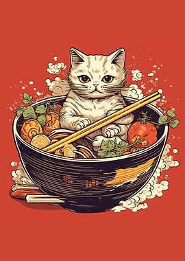Japanese Cat Chef