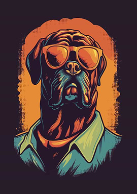 Retro Cool Dog