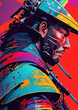 Vibrant Samurai